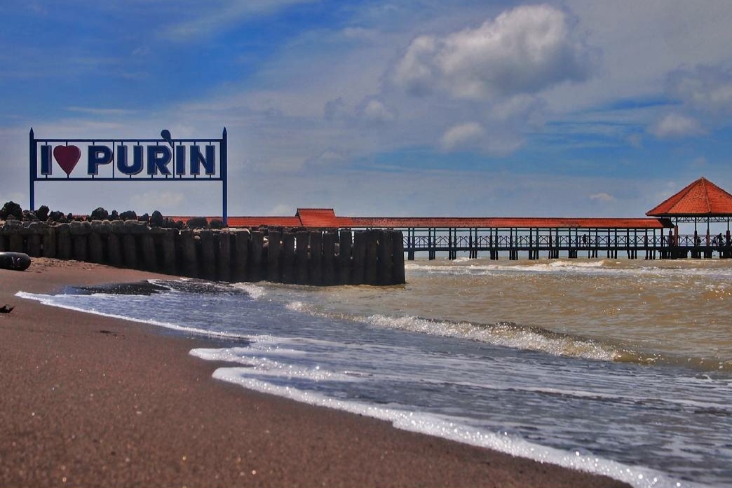 Wisata Tegal Jawa Tengah, Pantai Purwahamba Indah. Sumber: studimsam